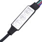 vidaXL Aparador con luces LED roble ahumado 81x37x67 cm vidaXL Aparador con luces LED roble ahumado 81x37x67 cm