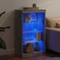 vidaXL Aparador con luces LED gris Sonoma 60,5x37x100 cm vidaXL Aparador con luces LED gris Sonoma 60,5x37x100 cm