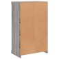 vidaXL Aparador con luces LED gris Sonoma 60,5x37x100 cm vidaXL Aparador con luces LED gris Sonoma 60,5x37x100 cm