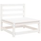 vidaXL Sofás jardín sin reposabrazos 3 uds madera blanco 70x70x67 cm vidaXL Sofás jardín sin reposabrazos 3 uds madera blanco 70x70x67 cm