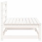 vidaXL Sofás jardín sin reposabrazos 3 uds madera blanco 70x70x67 cm vidaXL Sofás jardín sin reposabrazos 3 uds madera blanco 70x70x67 cm