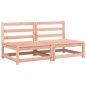 vidaXL Sofás jardín sin reposabrazos con cojines 2 uds madera Douglas vidaXL Sofás jardín sin reposabrazos con cojines 2 uds madera Douglas