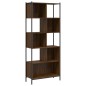 vidaXL Estantería madera de ingeniería marrón roble 72x28x172 cm vidaXL Estantería madera de ingeniería marrón roble 72x28x172 cm