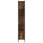 vidaXL Estantería madera de ingeniería roble ahumado 72x28x172 cm vidaXL Estantería madera de ingeniería roble ahumado 72x28x172 cm