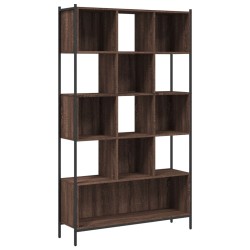 vidaXL Estantería madera de ingeniería marrón roble 102x28x172 cm