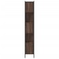 vidaXL Estantería madera de ingeniería marrón roble 102x28x172 cm