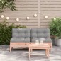 vidaXL Sofás jardín sin reposabrazos con cojines 2 uds madera Douglas vidaXL Sofás jardín sin reposabrazos con cojines 2 uds madera Douglas