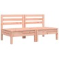 vidaXL Sofás jardín sin reposabrazos con cojines 2 uds madera Douglas vidaXL Sofás jardín sin reposabrazos con cojines 2 uds madera Douglas