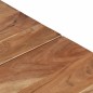vidaXL Mesa de centro acero inoxidable plateado y madera maciza acacia vidaXL Mesa de centro acero inoxidable plateado y madera maciza acacia