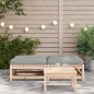 vidaXL Taburetes de jardín con cojines 2 uds madera maciza de pino vidaXL Taburetes de jardín con cojines 2 uds madera maciza de pino