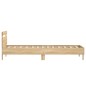 vidaXL Cama con cabecero madera de ingeniería roble Sonoma 90x190 cm vidaXL Cama con cabecero madera de ingeniería roble Sonoma 90x190 cm