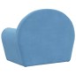 vidaXL Sofá cama infantil felpa suave azul vidaXL Sofá cama infantil felpa suave azul
