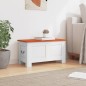 vidaXL Baúl de almacenaje con tapa madera de acacia marrón y blanco vidaXL Baúl de almacenaje con tapa madera de acacia marrón y blanco