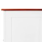 vidaXL Baúl de almacenaje con tapa madera de acacia marrón y blanco vidaXL Baúl de almacenaje con tapa madera de acacia marrón y blanco