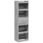 vidaXL Mueble zapatero 4 cajones abatibles gris Sonoma 60x42x204 cm vidaXL Mueble zapatero 4 cajones abatibles gris Sonoma 60x42x204 cm