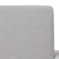 vidaXL Sofá cama de niños 2 plazas felpa suave gris claro vidaXL Sofá cama de niños 2 plazas felpa suave gris claro