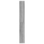 vidaXL Mueble zapatero 4 cajones abatibles gris Sonoma 80x21x163,5 cm