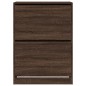 vidaXL Mueble zapatero 2 cajones abatibles marrón roble 80x42x108 cm vidaXL Mueble zapatero 2 cajones abatibles marrón roble 80x42x108 cm