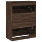 vidaXL Mueble zapatero 2 cajones abatibles marrón roble 80x42x108 cm vidaXL Mueble zapatero 2 cajones abatibles marrón roble 80x42x108 cm