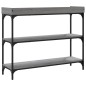 vidaXL Mesa consola con estantes gris Sonoma 100x30x80 cm vidaXL Mesa consola con estantes gris Sonoma 100x30x80 cm