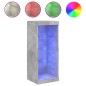 vidaXL Aparador con luces LED gris hormigón 41x37x100 cm vidaXL Aparador con luces LED gris hormigón 41x37x100 cm