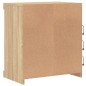 vidaXL Aparador con luces LED roble Sonoma 60,5x37x67 cm vidaXL Aparador con luces LED roble Sonoma 60,5x37x67 cm