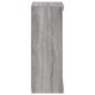 vidaXL Aparador con luces LED gris Sonoma 41x37x100 cm vidaXL Aparador con luces LED gris Sonoma 41x37x100 cm