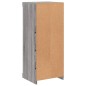 vidaXL Aparador con luces LED gris Sonoma 41x37x100 cm vidaXL Aparador con luces LED gris Sonoma 41x37x100 cm