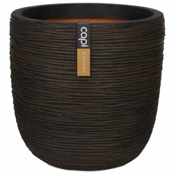 Capi Macetero Nature Rib 43x41 cm marrón PKOFB933