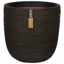 Capi Macetero Nature Rib 43x41 cm marrón PKOFB933