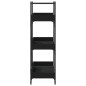 vidaXL Librería de 3 estantes madera ingeniería negro 100x33x108,5 cm vidaXL Librería de 3 estantes madera ingeniería negro 100x33x108,5 cm