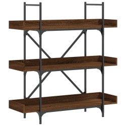 vidaXL Librería 3 estantes madera ingeniería marrón 100x33x108,5 cm