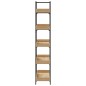 vidaXL Librería 5 estantes madera de ingeniería roble 100x33x180,5 cm vidaXL Librería 5 estantes madera de ingeniería roble 100x33x180,5 cm