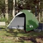 vidaXL Tienda de campaña 2 personas tafetán 185T verde 264x210x125 cm