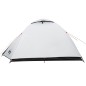 vidaXL Tienda de campaña 4 personas tafetán 185T blanco 267x272x145 cm vidaXL Tienda de campaña 4 personas tafetán 185T blanco 267x272x145 cm