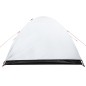 vidaXL Tienda de campaña 4 personas tafetán 185T blanco 267x272x145 cm vidaXL Tienda de campaña 4 personas tafetán 185T blanco 267x272x145 cm