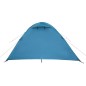 vidaXL Tienda de campaña 4 personas tafetán 185T azul 300x250x132 cm