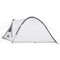 vidaXL Tienda de campaña 4 personas tafetán 185T blanco 300x250x132 cm