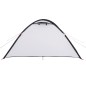 vidaXL Tienda de campaña 4 personas tafetán 185T blanco 300x250x132 cm