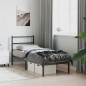 vidaXL Estructura de cama con cabecero metal negro 80x200 cm vidaXL Estructura de cama con cabecero metal negro 80x200 cm