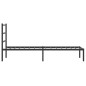vidaXL Estructura de cama con cabecero metal negro 80x200 cm vidaXL Estructura de cama con cabecero metal negro 80x200 cm