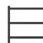 vidaXL Estructura de cama con cabecero y estribo metal negro 100x190cm vidaXL Estructura de cama con cabecero y estribo metal negro 100x190cm