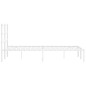 vidaXL Estructura de cama de metal con cabecero blanca 120x200 cm vidaXL Estructura de cama de metal con cabecero blanca 120x200 cm