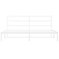 vidaXL Estructura de cama de metal con cabecero blanco 183x213 cm vidaXL Estructura de cama de metal con cabecero blanco 183x213 cm