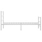 vidaXL Estructura cama metal con cabecero y estribo blanco 90x200 cm vidaXL Estructura cama metal con cabecero y estribo blanco 90x200 cm