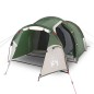 vidaXL Tienda de campaña 3 personas tafetán 185T verde 370x185x116 cm
