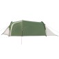 vidaXL Tienda de campaña 3 personas tafetán 185T verde 370x185x116 cm