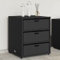 vidaXL Armario de almacenaje de jardín ratán PE negro 55x59x69 cm vidaXL Armario de almacenaje de jardín ratán PE negro 55x59x69 cm