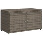 vidaXL Armario de almacenaje de jardín ratán PE gris 110x55x60,5 cm vidaXL Armario de almacenaje de jardín ratán PE gris 110x55x60,5 cm