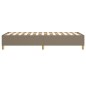 vidaXL Estructura de cama box spring tela gris taupe 90x200 cm vidaXL Estructura de cama box spring tela gris taupe 90x200 cm
